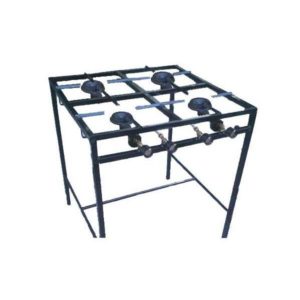 Anafe industrial 4 hornallas caño